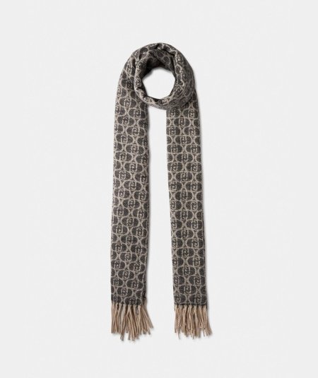 Liu Jo Stola Brushed Logo Oval Tortora - 2F5018T0300