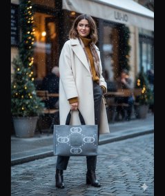 Liu Jo Borsa Tote Grande Latte - 2F5027T2742