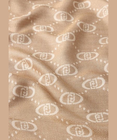 Liu Jo Stola Jacquard Monogram Animalier Nera - 2F5040T0300