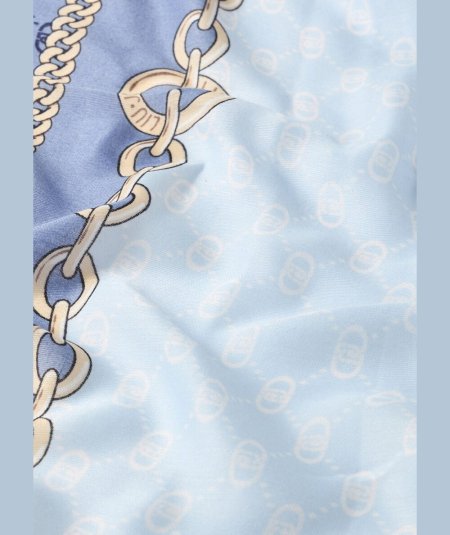 Liu Jo Foulard ECS Colblockchain 120x120 Nero - 2F5067T0300