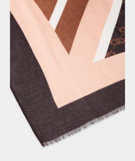Liu Jo Stola ECS Check 70x180 Marrone - 2F5072T0300