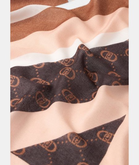 Liu Jo Stola ECS Check 70x180 Marrone - 2F5072T0300