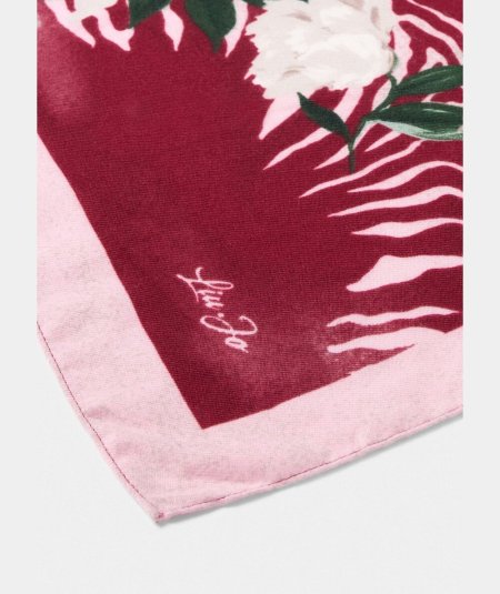 Liu Jo Foulard ECS Flowzebra 120x120 Nero - 2F5075T0300