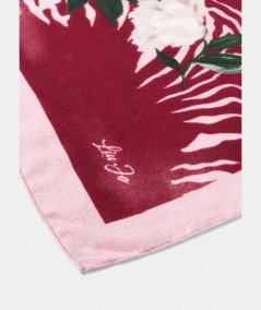 Liu Jo Foulard ECS Flowzebra 120x120 Nero - 2F5075T0300