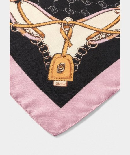 Liu Jo Stola ECS Double Strap 70x180 Nera - 2F5079T0300