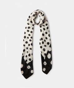 Liu Jo Foulard Mix Print 120x120 Nero/Bianco - 2F5085T0300