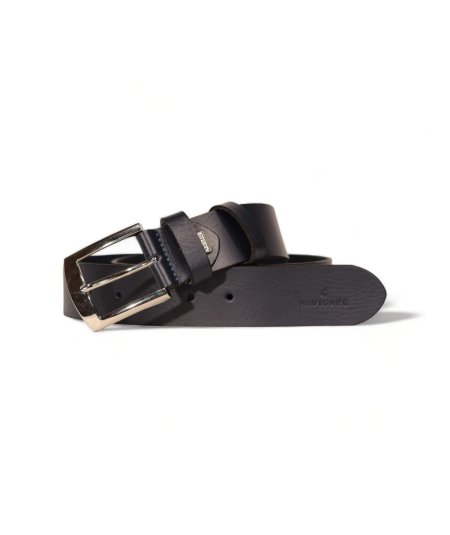 Cintura Uomo Navigare Blu Pelle Cuciture 3268/40