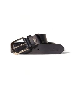 Cintura Uomo Navigare Blu Pelle Cuciture 3268/40