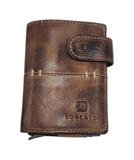 Portacarte Roncato Verde Pelle Moderno 24495