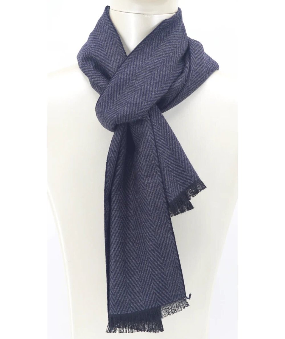 Sciarpa Uomo Roncato Nero Classica Calda 4600302