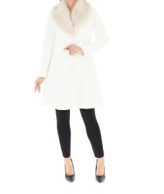 Cappotto Bianco Donna Rinascimento Fashion CFC0126741003