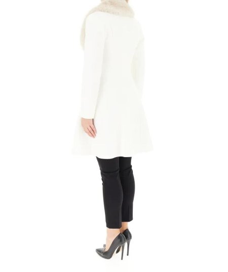 Cappotto Bianco Donna Rinascimento Fashion CFC0126741003