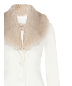 Cappotto Bianco Donna Rinascimento Fashion CFC0126741003