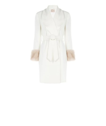 Cappotto Bianco Donna Rinascimento Elegante CFC0128209003