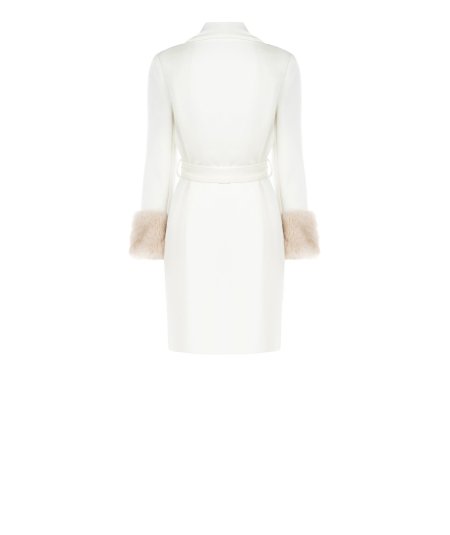 Cappotto Bianco Donna Rinascimento Elegante CFC0128209003