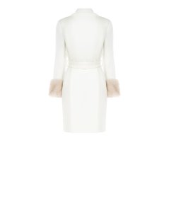 Cappotto Bianco Donna Rinascimento Elegante CFC0128209003