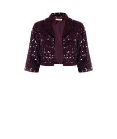 Giacca Aperta Bordeaux Rinascimento Curvy