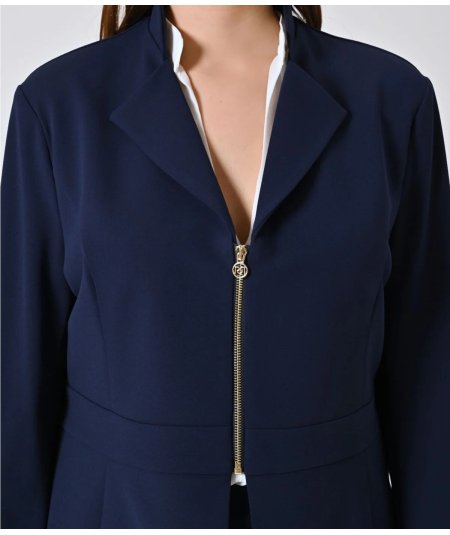 Giacca con Zip Bordeaux Rinascimento Curvy