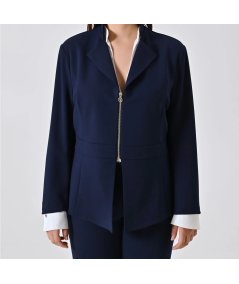 Giacca con Zip Bordeaux Rinascimento Curvy