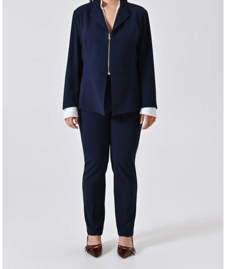 Giacca con Zip Bordeaux Rinascimento Curvy