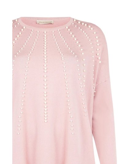 Maglia Girocollo Malva Rinascimento Curvy