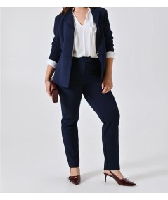 Pantalone Dritto Nero Rinascimento Curvy