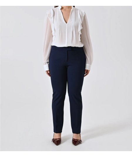 Pantalone Dritto Nero Rinascimento Curvy