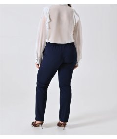 Pantalone Dritto Nero Rinascimento Curvy