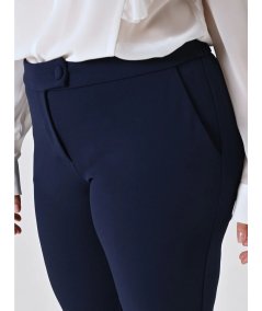 Pantalone Dritto Nero Rinascimento Curvy