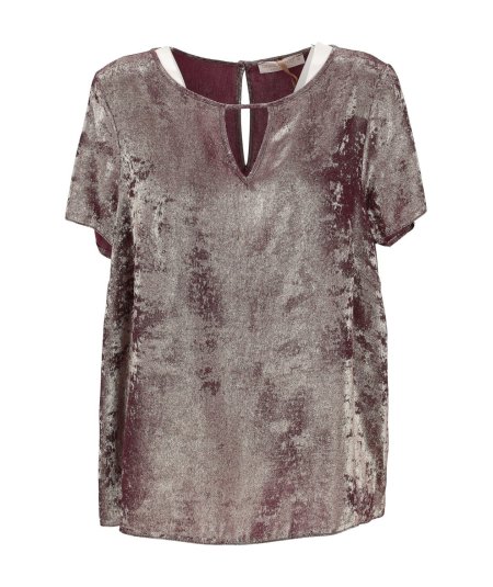 Blusa Scatoletta Bordeaux Rinascimento Curvy