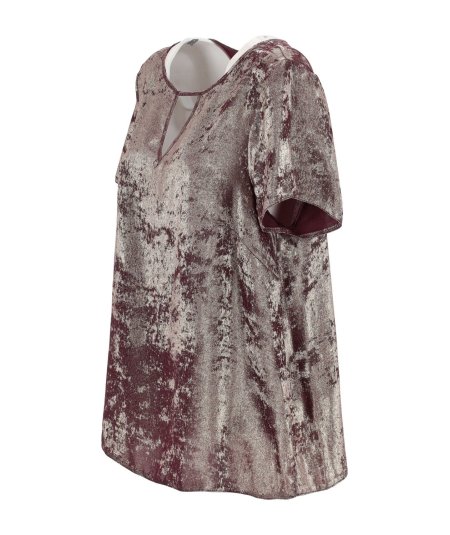 Blusa Scatoletta Bordeaux Rinascimento Curvy