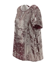 Blusa Scatoletta Bordeaux Rinascimento Curvy