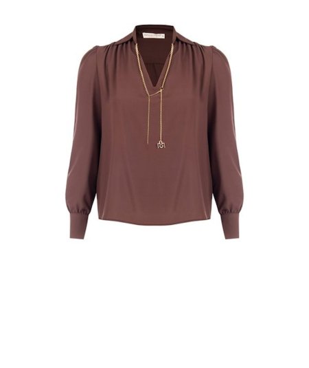 Blusa Scatoletta Cioccolato Rinascimento Curvy
