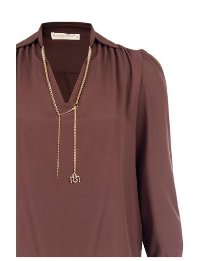 Blusa Scatoletta Cioccolato Rinascimento Curvy
