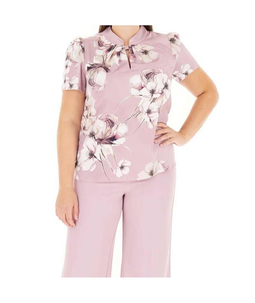 Blusa Sfiancata Malva Rinascimento Curvy