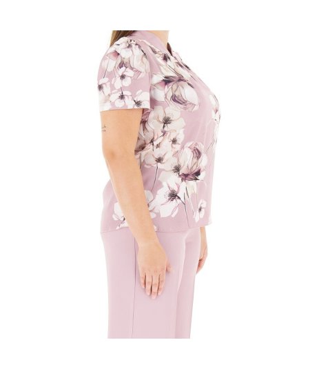 Blusa Sfiancata Malva Rinascimento Curvy