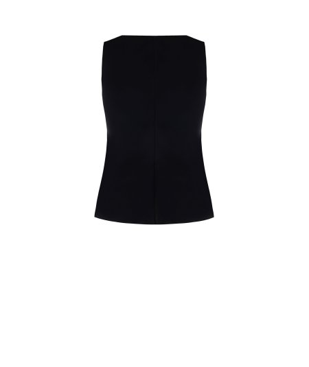 Top Sfiancato Nero Rinascimento Curvy